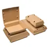 Cajas de Almuerzo Desechables Personalizadas, Cajas para Hamburguesas, Cajas Cuadradas para Llevar, Cajas de Embalaje Corrugadas Kraft, Cajas para Comida Rápida para Llevar OEM