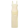 Ropa popular europea y americana transfronteriza de AliExpress para mujer, sexy, a la moda, para fiesta, sin mangas, con tirantes de ballena, vestido largo