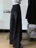 Jeans Talla Plus para Mujer, Pantalones Negros que Te Hacen Ver Más Delgada, Adecuados para Primavera y Verano, para Cuerpo Tipo Pera, Piernas Gruesas, Caderas Anchas, Pantalones Rectos de Pierna Ancha