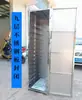 Carrinho com Prateleiras de Aço Inoxidável Carrinho Fechado para Assadeiras Carrinho com Grade de Malha com Porta Bandeja Transparente Carrinho para Pão Carrinho para Bandejas de Refeições para Assar