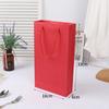Bolsa de papel larga para embalaje de pastel de luna, bolso de mano de papel kraft, bolsa transparente para embalaje de horneado, bolsa de cuerda, venta directa