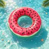 Flotador Inflable Popular con Forma de Fruta de PVC para Adultos, Salvavidas Nuevo para Parque Acuático, Flotador Engrosado para Bebés, Fabricante Directo
