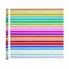 Estrella de origami de cinco puntas, estrella de la suerte, papel de color degradado, regalo hecho a mano para estudiantes, material de origami, botella transparente