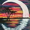 Pintura de diamante 5D diamante completo paisaje de playa pintura decorativa bordado de diamante DIY pintar pegar kit de pintura de ladrillo de diamante fabricantes