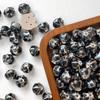 Cuentas de cerámica de alta temperatura con esmalte de flores, vintage, tipo linterna, cuentas de calabaza, material para accesorios con cuentas para pulsera y collar de joyería hecha a mano DIY