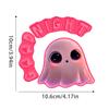 Adesivos de Parede para Quarto Série Mago Fantasma Fofo de Desenho Animado de Halloween para uma Atmosfera Festiva, Adesivos de Interruptor que Brilham no Escuro