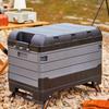 Caja de Almacenamiento para Camping al Aire Libre Caja Plegable de Plástico a Rayas Caja de Almacenamiento Portátil Caja Organizadora Caja de Almacenamiento Multifuncional para Coche