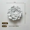 Flor de Esquina Combinada PU Francés Estéreo 3D Tallado en Yeso en Relieve Decoración Fondo Creativo Renovación de Paredes DIY Mariposa