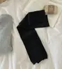 Calcetines rodilleras mujer otoño invierno alargados algodón peinado calcetines hasta la rodilla calcetines antideslizantes para muslos tubo alto calentadores de piernas calcetines de protección para rodillas