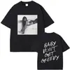 2025 Cantante Tate Mcrae Camiseta Musical T8 Unisex Camiseta Vintage de Verano Algodón Oversize Manga Corta