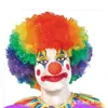 Peluca Afro Divertida Cabeza de Payaso Accesorios de Actuación Set de Pelucas Coloridas Área de Actuación de Jardín de Infancia 60g
