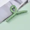 Pinza para el pelo de Cross esmerilado estilo coreano ins para Otoño e Invierno Pinza Elegante Pinza de Acrílico Color Caramelo Simple Accesorios para el Cabello