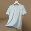 Ropa Deportiva Fujian Top para Hombre Camiseta de Seda Helada de Secado Rápido Manga Corta Pantalones Cortos Running Nuevo Verano Ropa de Fitness