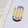 Marcador de Clip de Papel Acrílico Estudiante Libro Cuaderno Clip de Papel Portatarjetas de Libro Producto Terminado con Impresión de Patrón UV