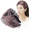 Diadema con Borde Ancho, Pasador Bordado Estilo Coreano para Cubrir Cabello Blanco, Diadema Dentada, Gorro para el Cabello, Diadema Antideslizante, Tocado Femenino