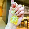Nuevo Llavero de Perro Pudín Lindo de Acrílico Sanrio Adorno de Animales DIY Colgante Adorable de Cachorro