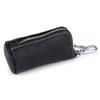 Camada superior de couro de couro do carro chave bolsa mini casa chave saco cilindro feminino compacto controle remoto multi-função couro macio