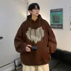 2023 nuevo suéter con capucha para hombre y mujer primavera y otoño delgado estilo perezoso ins marca de moda gruesa top talla grande