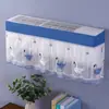 Funda para aire acondicionado, funda universal de encaje para aires acondicionados del hogar, engrosada, a prueba de polvo, duradera, encaje, universal para unidades de pared de dormitorio