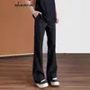 Moda Otoñal Pantalones de Traje para Hombre Sencillos con Caída Estilo Callejero Americano Versátiles Adelgazantes que Alargan las Piernas Pantalones de Microcampana Modernos