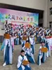 Rolo adereços vento palco escrituras performance escrituras budistas escrituras de três caracteres dança adereços livros de bambu cem nomes de família retrô