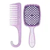 2025 nuevo color transfronterizo peine plateado especial para niñas peine de masaje peine esponjoso peine de pelo portátil peine de pelo