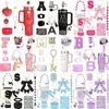 Accesorios Decorativos Stanley Correa de Mano de Cuerda Trenzada Estuche para Labial Llavero Duende Briqueta Funda de Silicona Antideslizante para Taza