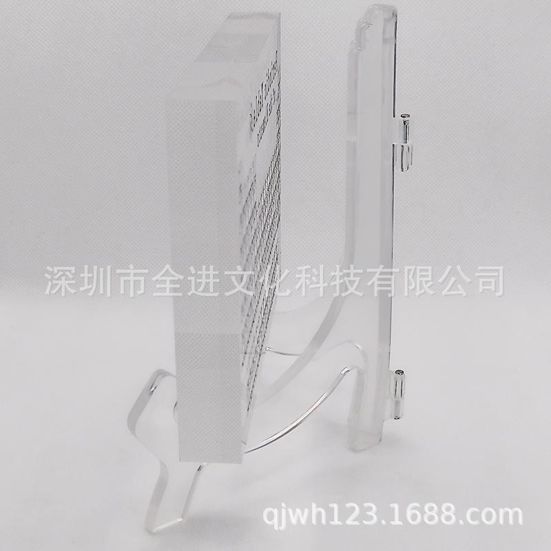现货亚克力摆件高清透明水晶亚克力元素彩色黑白展示牌15172