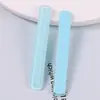 Verano Nuevo Polvo Fino Semitransparente con Purpurina 6 cm Parche Largo Plano Trapezoidal Material para Pasador de Pelo DIY Diseño Hecho a Mano Venta al por Mayor