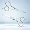 Tijeras Redondas de Acero Inoxidable, Tijeras para Barba y Vello Nasal, Tijeras para Barba, Recorte de Cejas de Belleza, Tijeras de Bordado, Tijeras para Cabello, Tijeras para Cejas