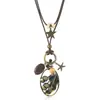 Collar con Colgante de Aleación Estilo Moda Xiaohongshu Temática Bosque Artístico Retro Estilo Étnico