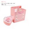 Exquisita Caja para Anillo de Diamante Superficie de Diamante Acrílico Amor Eterno Caja para Collar de Flores Regalo de Tanabata Día de San Valentín Caja de Joyería