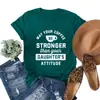 Camiseta Feminina de Manga Curta com Estampa 'May your coffee be coffee' Gola Redonda Top Comércio Exterior Feminino Temu
