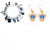 Venta Caliente Transfronteriza Harry Potter Ravenclaw Casa del Águila Conjunto de Pulsera Collar Pendientes Broche En Stock Al Por Mayor