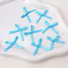 Laço Mini Colorido de Poliéster Amarrado à Mão 2,5X2cm Artesanal DIY Acessórios de Cabelo para Crianças Grampos Tiara Acessórios de Joias