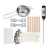 Herramienta de material para hacer velas de aromaterapia diy material e traje venta caliente transfronteriza olla de cera mecha termómetro