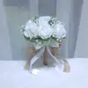 191 Buquê de Noiva Mori Buquê de Casamento Flores de Simulação Rosa Enviar Namorada Pedido de Casamento Registro Foto de Casamento Buquê
