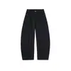 Pantalones de Trabajo Nanxia Estilo Vintage Corte Tridimensional Dobladillo Curvo para Hombre, Primavera Pierna Ancha Marca Americana de Moda Casual
