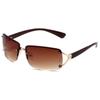 Nuevas gafas de sol Y2G sin marco con diamantes, modernas y resistentes a los rayos UV, gafas de sol de gran venta en Amazon.