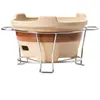 Estufa té cocina hogar interior casa de té china olla de cerámica tetera con asa lateral fuego de carbón Olla de red popular cocedor de té