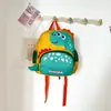 Nova Corda Anti-Perda Mochila Escolar Infantil Dinossauro de Desenho Animado Crianças do Jardim de Infância Mochila Leve para Meninos e Meninas