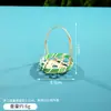 Bandeja de Chá Jogo da Velha de Bambu Estilo Chinês Prato de Lanche Doce Montanha-russa de Chá Retrô Suporte para Copo Bandeja de Mesa de Bambu