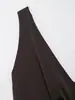 Exportación Transfronteriza Ropa de Mujer Otoño e Invierno 2025 Nueva Ropa de Mujer Estilo Europeo y Americano Diseño Francés Vestido con Textura de Satén de Seda para Mujer