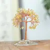 Árvores da Fortuna de Ametista Natural Atacado com Base de Jade e Ágata, Árvore de Cristal para Mesa de Escritório, Pequenas Decorações Estilo Chinês