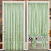 Cortinas de Encaje Francés, Cortinas de Gasa para Ventana Mirador de Dormitorio, Cortinas de Partición para Balcón de Sala de Estar Estilo Ins Impermeables a la Luz Sin Perforar