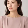Estilo francês moda elegante all-match clavícula cadeia gargantilha acessórios colar estilo frio elegante pérola dupla - colar de camada