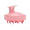 Escova de xampu de silicone macio Escova de xampu de massagem doméstica Escova de limpeza do couro cabeludo Pente de cabelo Escova de massagem Meridian Atacado