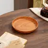 Bandeja Oval Imitação Madeira Estilo Ins Prato de Jantar Bandeja de Chá Bandeja de Armazenamento para Copo de Água Doméstico Café Prato de Bolo