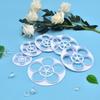 Molde Grande de Corte de Flor de Ameixeira DIY Molde de Decoração de Bolo Artificial Suprimentos para Confeitaria Molde para Bolo de Fondant Fornecimento Imediato