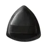 Esponja de cojín de aire de piña negra, esponja triangular, especial para base de maquillaje líquida, engrosada, ultrasuave, no absorbente, adecuada para uso en seco y húmedo, venta al por mayor